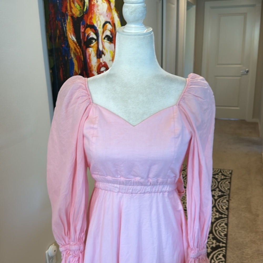 Loud Bodies Elegant Pink Maxi Dress — image 2 of 8